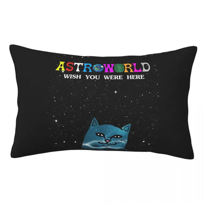 Travis Scott X Mc Rectangle Pillowcase Cushion Cover Decor Bedroom Bed Home Comfort Throw Pillow - Travis Scott Merchandise - Free Shipping Buy Now