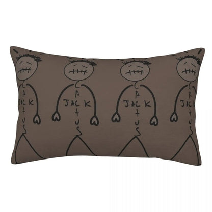 Travis Scott X Mc Rectangle Pillowcase Cushion Cover Decor Bedroom Bed Home Comfort Throw Pillow - Travis Scott Merchandise - Free Shipping Buy Now