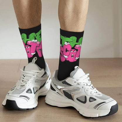 Retro Travis Scott Basketball Socks Polyester Long Socks for Unisex Socks - Travis Scott Merchandise - Free Shipping Buy Now