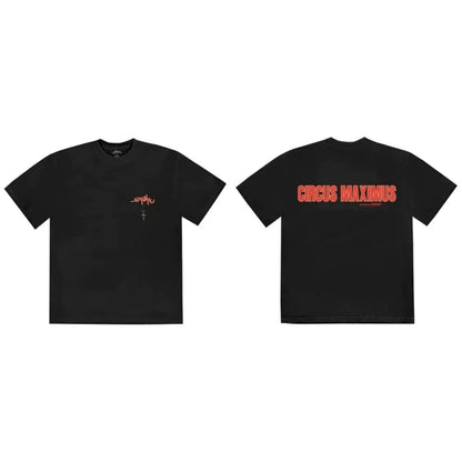 CACTUS JACK Short Sleeve T-shirt Loose Casual Crewneck Men Women Top Tees UTOPIA T Shirt - Travis Scott Merchandise - Free Shipping Buy Now