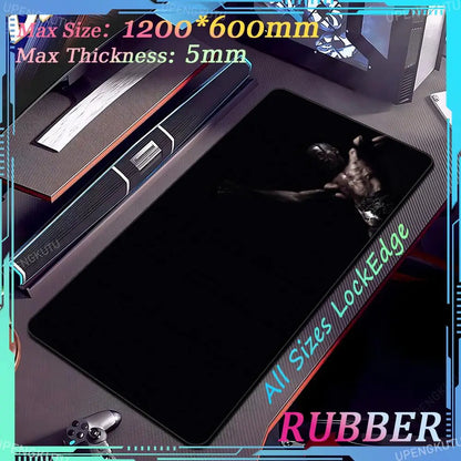 Travis Scott Oversized XXXL MousePad Anime Lock Edge Keyboard Gaming Accessories PC Rubber Mouse Pad Thick Desk Mat Carpet - Travis Scott Merchandise - Free Shipping Buy Now