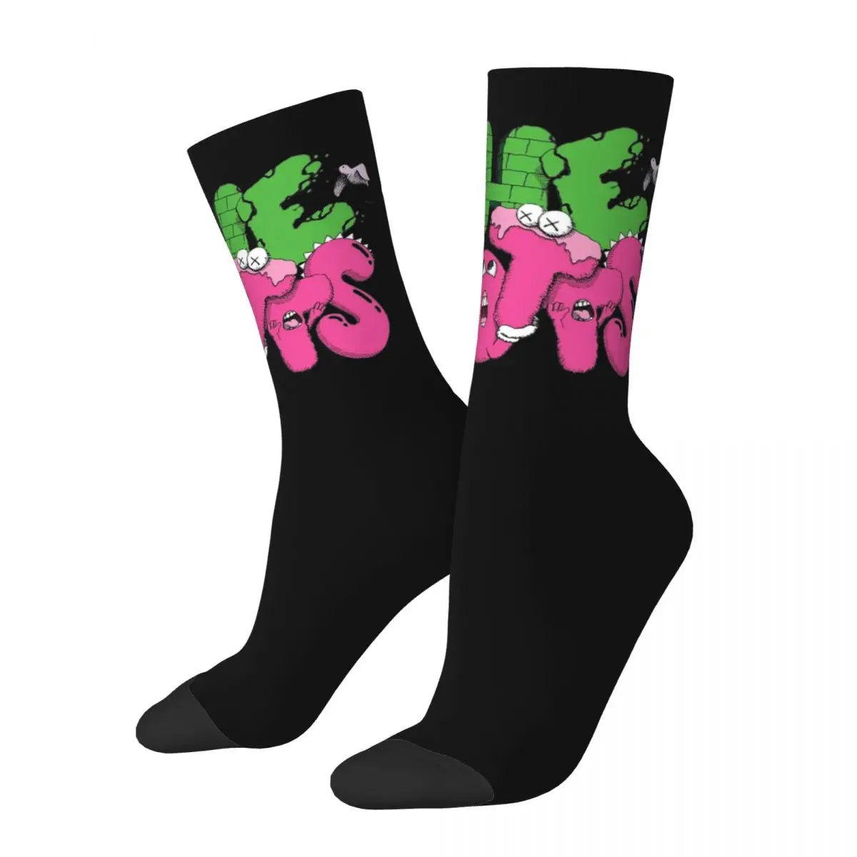 Retro Travis Scott Basketball Socks Polyester Long Socks for Unisex Socks - Travis Scott Merchandise - Free Shipping Buy Now