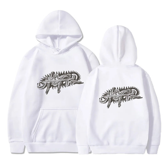 Utopia Travis Y2K Hoodies For Men Hooded Fleece Sweatshirt Hip Hop Swag TS Trap Rap Casual Couple Rapper Kanye Logo Two Sides