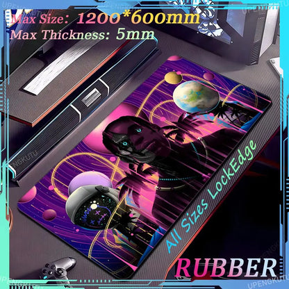 Travis Scott Oversized XXXL MousePad Anime Lock Edge Keyboard Gaming Accessories PC Rubber Mouse Pad Thick Desk Mat Carpet - Travis Scott Merchandise - Free Shipping Buy Now