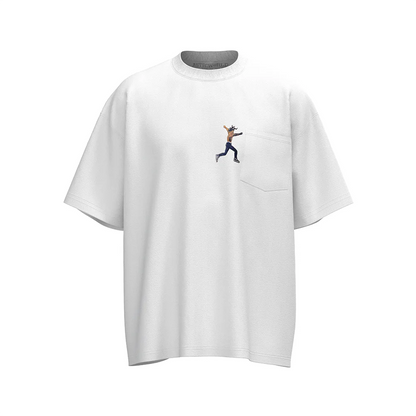 Characater Print Letter Embroidery Short Sleeve Summer Top Tees for Men Cactus Jack Crew Neck Cotton Casual Oversized Tshirts - Travis Scott Merchandise - Free Shipping Buy Now