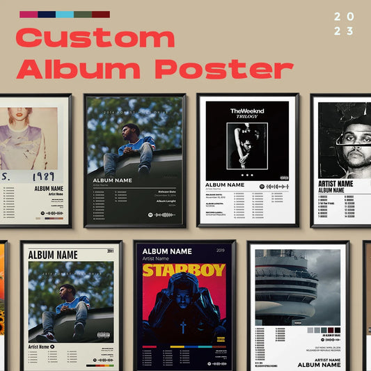 Album Track List Cover Art Wall Art Custom Personalized Band Pop Music Prints Canvas Painting Poster Pictures For Living Room - Travis Scott Merchandise - Free Shipping Buy Now
