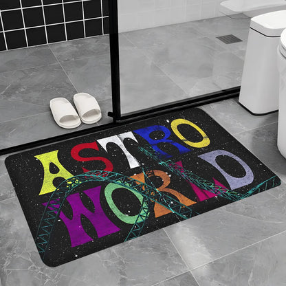 Travis Scott Astroworld Room Mats Anti-slip Absorb Water Long Strip Cushion Bedroon Mat Welcome Doormat - Travis Scott Merchandise - Free Shipping Buy Now
