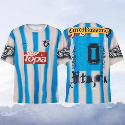 TRAVIS SCOTT CACTUS JACK Printed Football Jerseys Short Sleeved  Loose Sports T-shirts for Men and Women - Travis Scott Merchandise - Free Shipping Buy Now