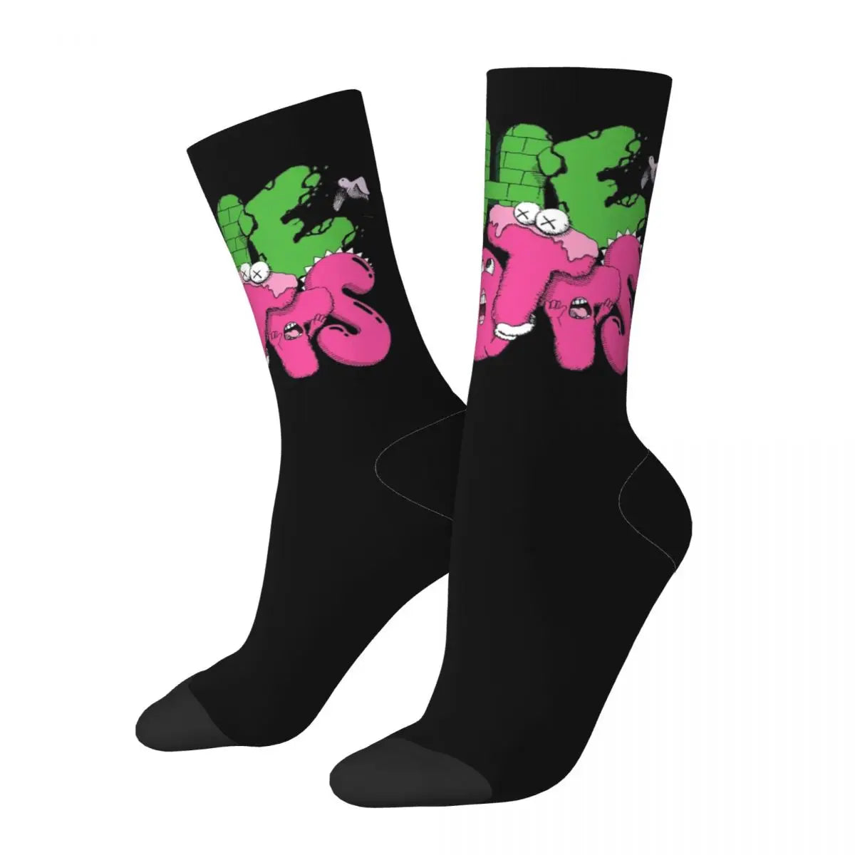 Retro Travis Scott Basketball Socks Polyester Long Socks for Unisex Socks - Travis Scott Merchandise - Free Shipping Buy Now