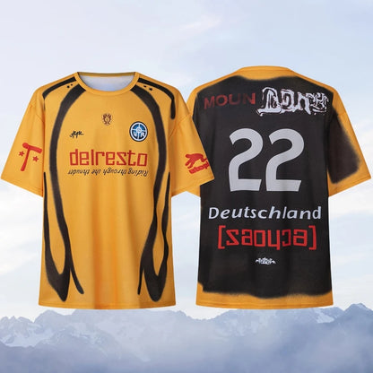 TRAVIS SCOTT CACTUS JACK Printed Football Jerseys Short Sleeved  Loose Sports T-shirts for Men and Women - Travis Scott Merchandise - Free Shipping Buy Now