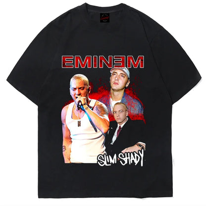 Hip hop rap 2PAC TRAVIS SCOTT personality printing summer men's 100% cotton T-shirt comfortable breathable streetwear - Travis Scott Merchandise - Free Shipping Buy Now