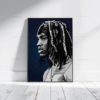 King Poster Von Welcome To O Block Music Album Poster Poster Prints Wall Art Canvas Painting Picture Photo Gift Room Home Decor - Travis Scott Merchandise - Free Shipping Buy Now